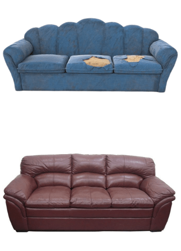 sofa-removal-Broomhill-blue-and-brown