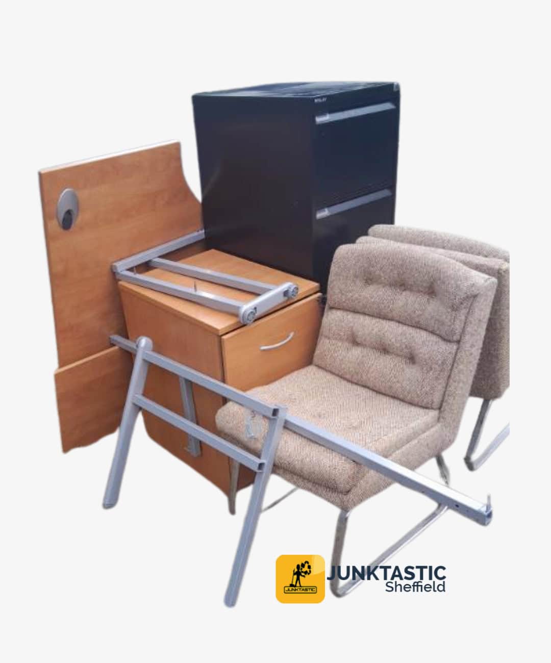bulky-waste-and-furniture-collection-Hillsborough-small-chair-and-filing-cabinet