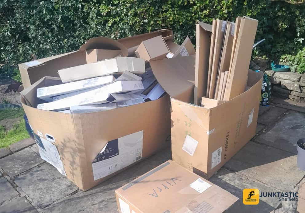 rubbish-removal-Walkley-cardboard-pile